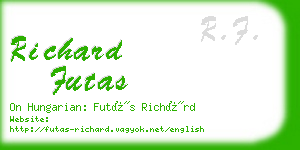 richard futas business card